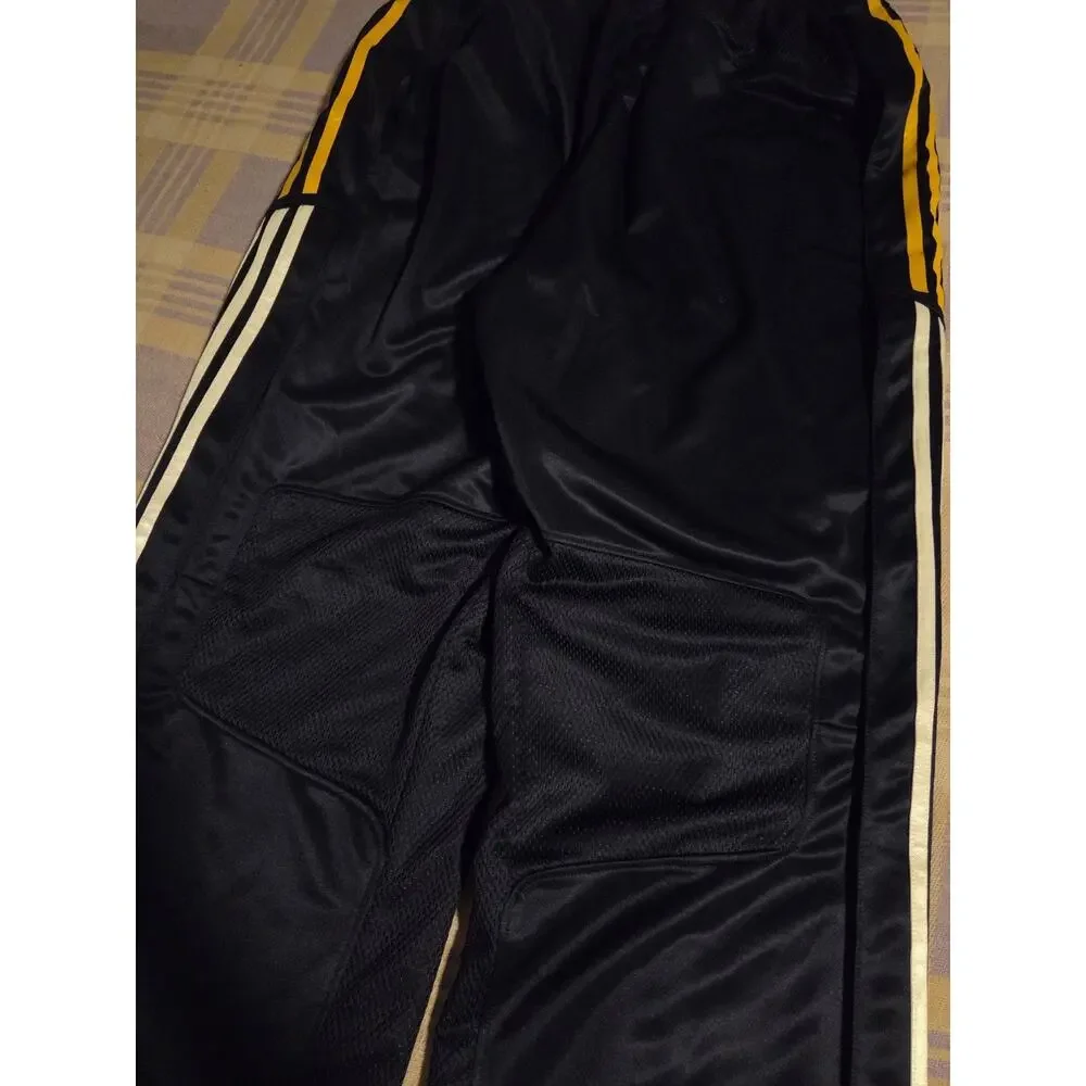 Vintage Adidas Pants Mens XXL Blue Tearaway Snap Breakaway Pacers 2XL Team Issue